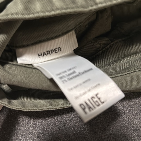 Paige Harper wide leg, high waisted paper bag pants, NWT, 30 - Picture 6 of 16